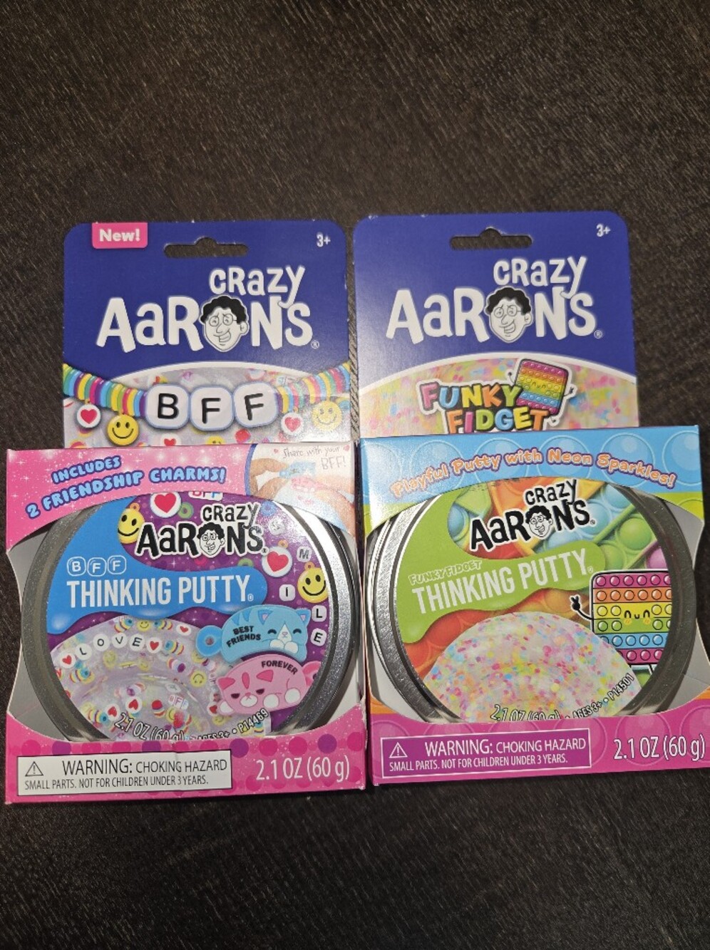 2pack Crazy Aarons Thinking Putty